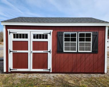 12'x16' HD Side Entry Peak Storage Shed