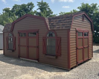 12x20 Dutch Barn with Dormer and LP Shiplap siding