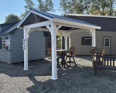 8x12 Vinyl Peak Pavilion