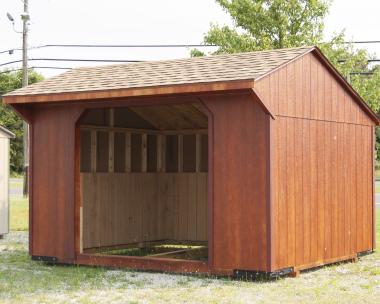 10x14 Run In Horse Barn at Pine Creek Structures of Egg Harbor, NJ