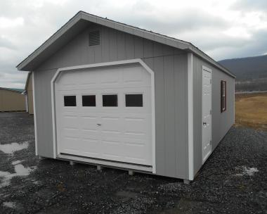 Pine Creek Structures 14 x 28 peak garage 42163