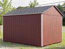 10x12 Madison Series Peak Storage Shed with Red LP Smart Side