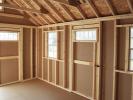 10x16 Cape Cod Storage Shed Interior